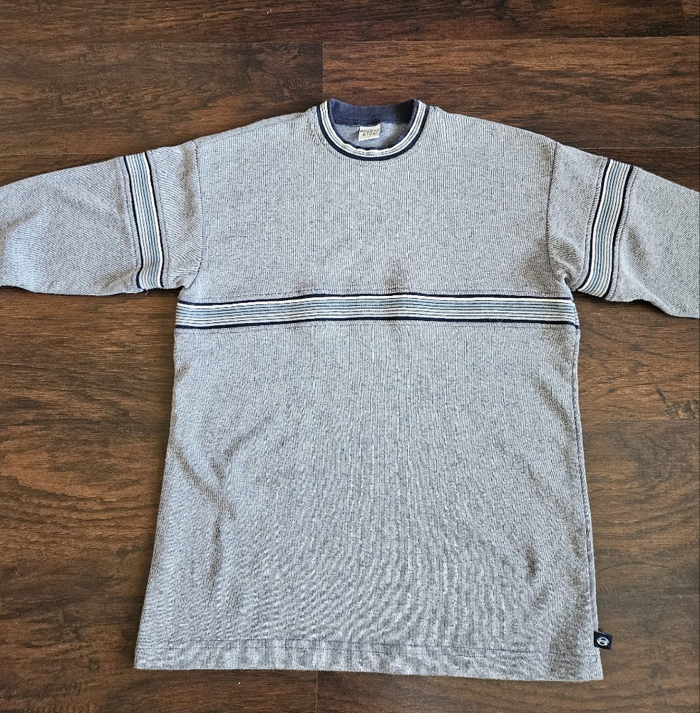 Vintage Anchor Blue Striped Sweater